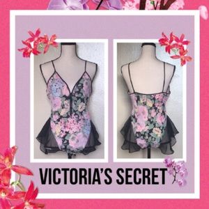 NEW ♥️  VICTORIA’S SECRET 🌹 Vintage Sexy Floral Lingerie ♥️  Medium